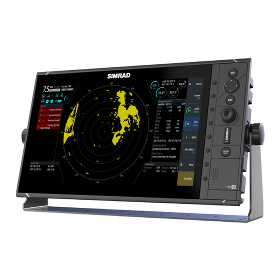 Simrad R2009 User Manual
