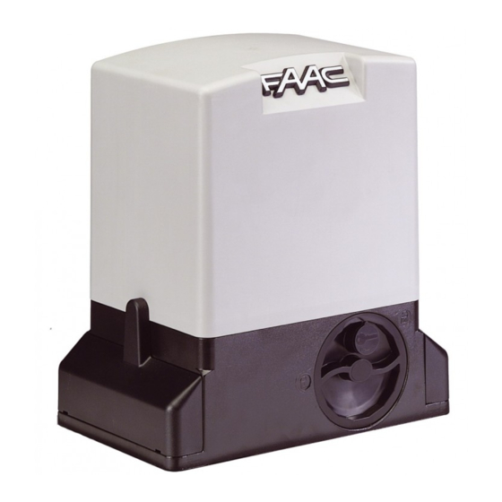FAAC 739 240V Instructions For Use Manual