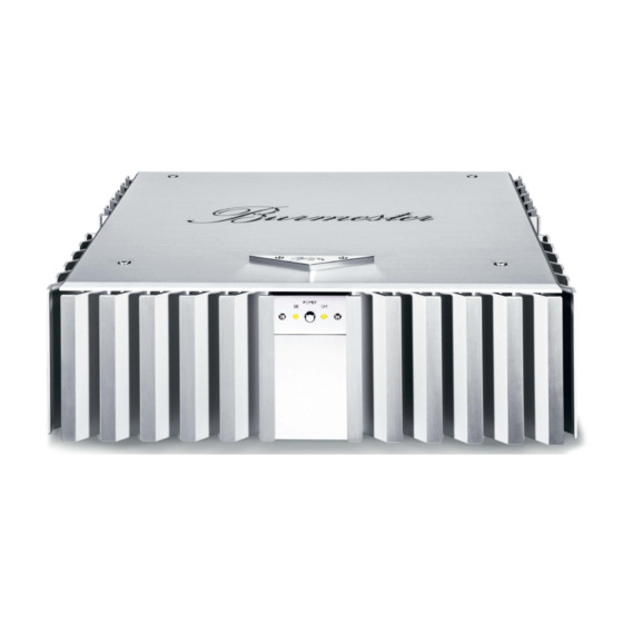 Burmester Classic Series Owner's Manual