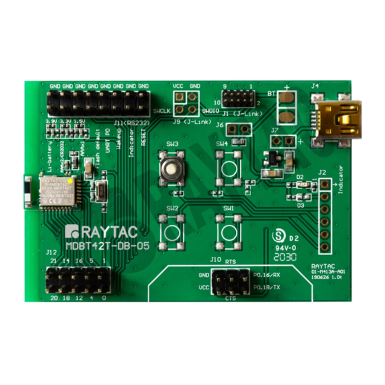 RAYTAC MDBT42T-AT-UART-S User Manual