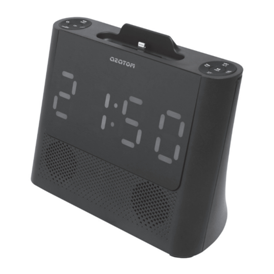 RSR CL02 Clock Radio Manuals