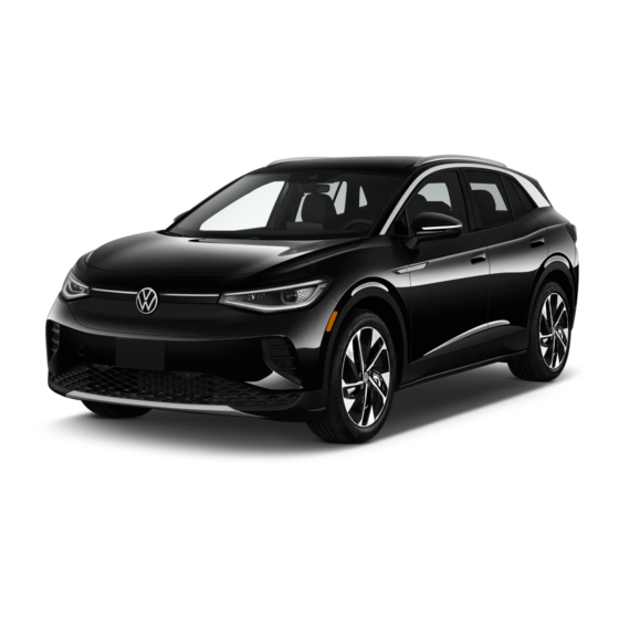 Volkswagen ID.4 EV 2021-2022 Quick Start Manual