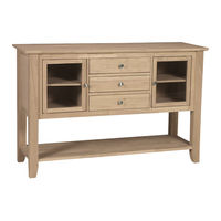 Whitewood Furniture SV-34 Assembly Instructions