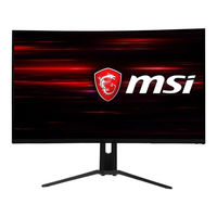 MSI Optix MAG322CQR (3DA7) Manual