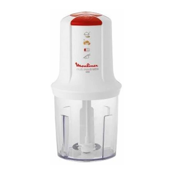 Moulinex Multi Moulinette AT711161 Quick Start Manual