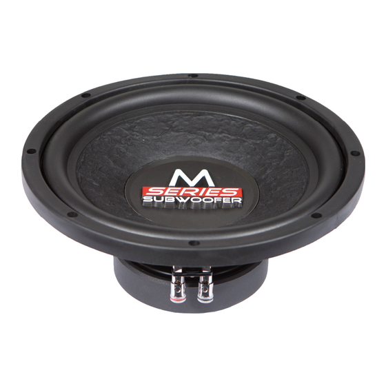 Audio System M Series User Manual