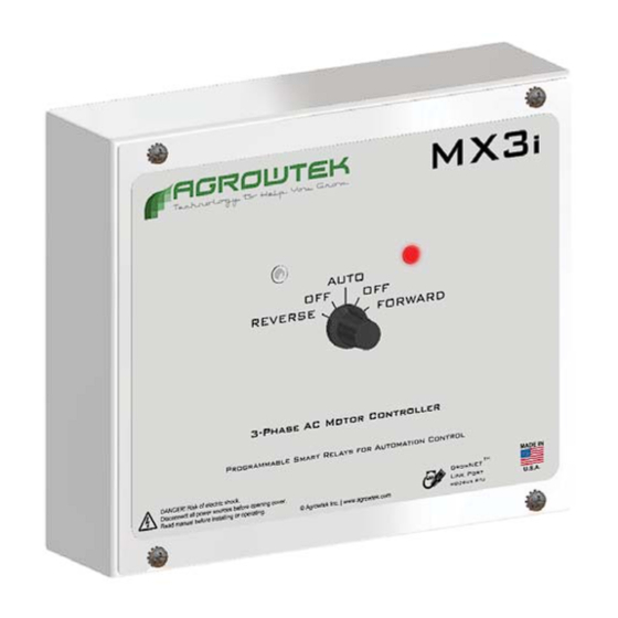 Agrowtek MX3i Instruction Manual