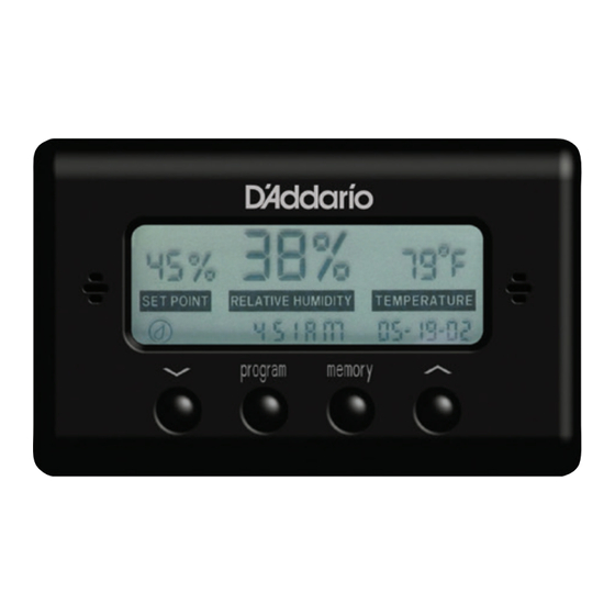 D'Addario PW-HTS Quick Start Manual
