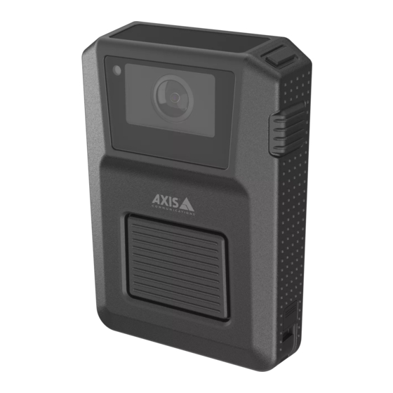 Axis Body Worn Live User Manual