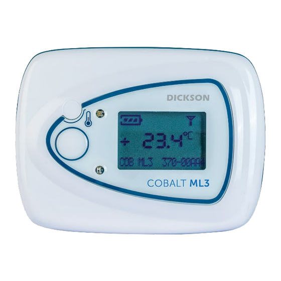 Dickson Cobalt ML3 User Manual