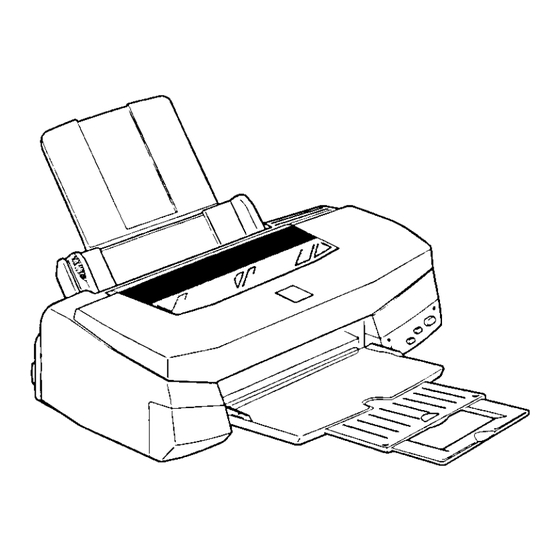Epson Stylus Color 640 Service Manual