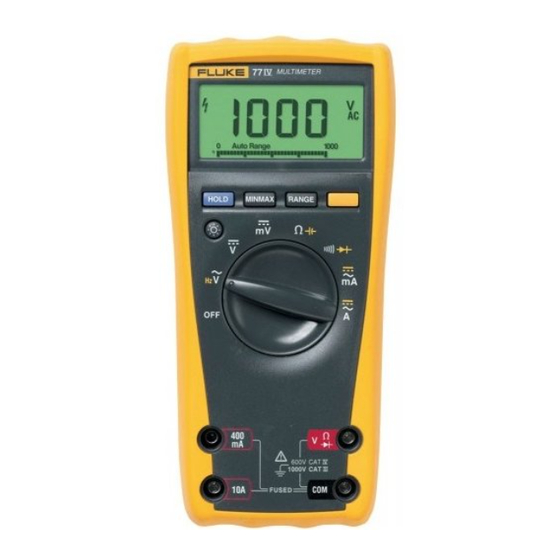 Fluke 77IV Series Specifications