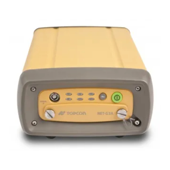 Topcon Net-G3A Operator's Manual
