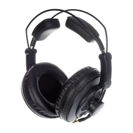 Superlux HD668B Instruction Manual
