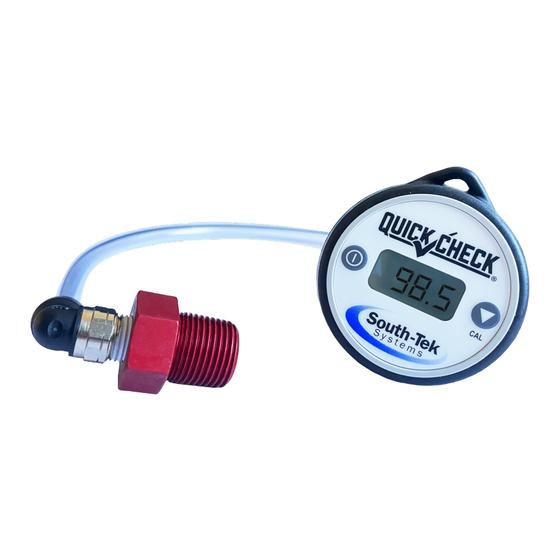 South-Tek Systems Quick-Check Operating Manual & Instructions For Use