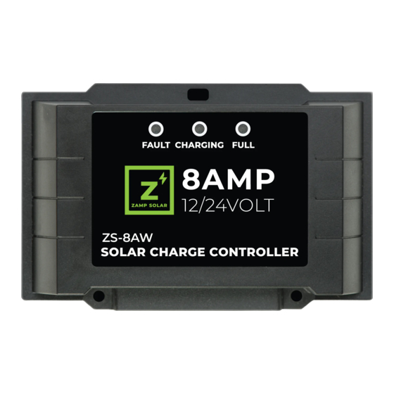Zamp Solar ZS-8AW User Manual
