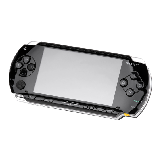 Sony PSP3001D Quick Reference