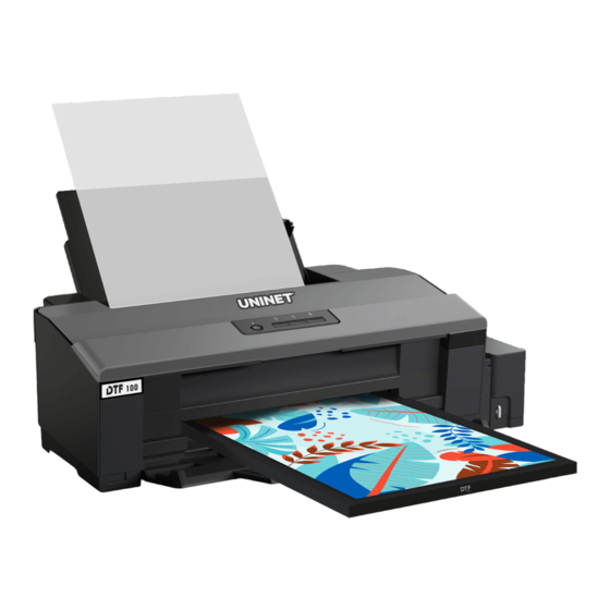 Uninet DTF 100 Digital Transfer Printer Manuals