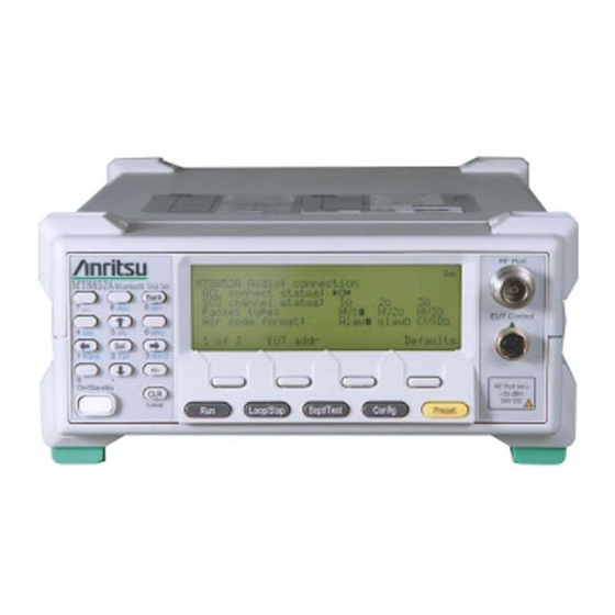 Anritsu MT8850A Service Manual