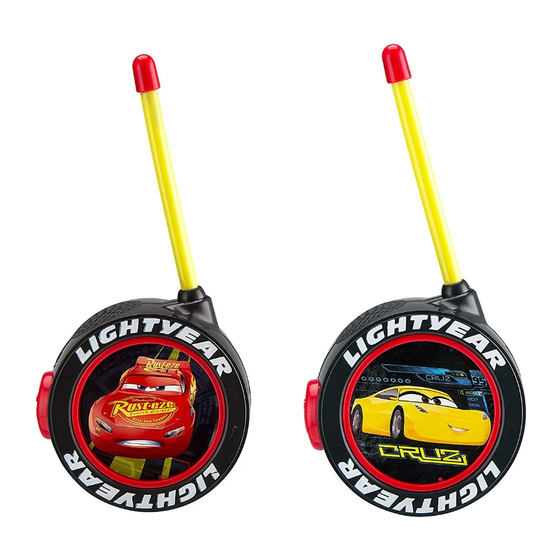 Disney PIXAR CARS 3 CR-202 Manual