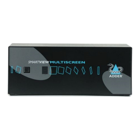 ADDER SmartView MultiScreen Manual