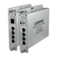 Comnet CLFE4+1SMS[POE](C Installation And Operation Manual