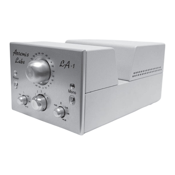 Artemis Labs LA-1 Operating Manual