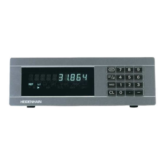 HEIDENHAIN ND 282B User Manual