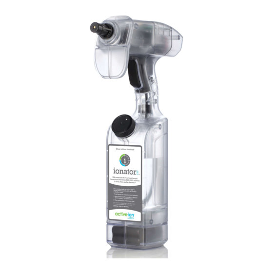 Activeion Cleaning Solutions ionator EXP Manuals