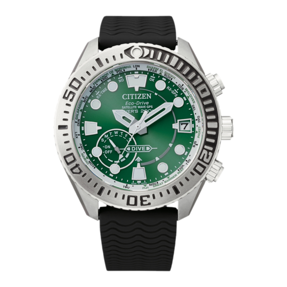 Citizen F158 Abbreviated Instruction