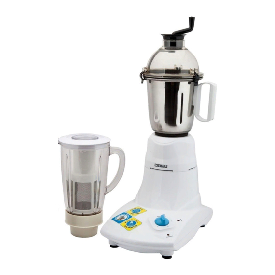 usha MG 2573 Instruction Manual