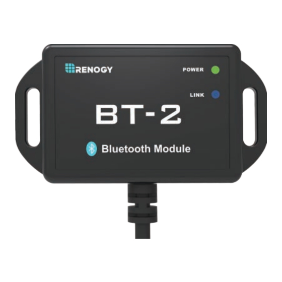 Renogy BT-2 Manual