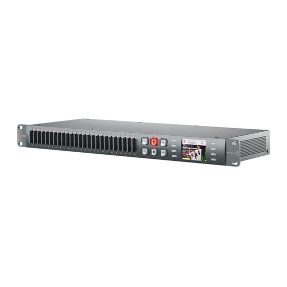 Blackmagicdesign Blackmagic Duplicator 4K Installation And Operation Manual