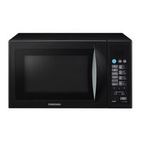 Samsung CE1031DFB Owner's Instructions And Cooking Manual