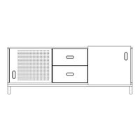 Normann Kabino Sideboard w. Drawers Assembly Instructions Manual