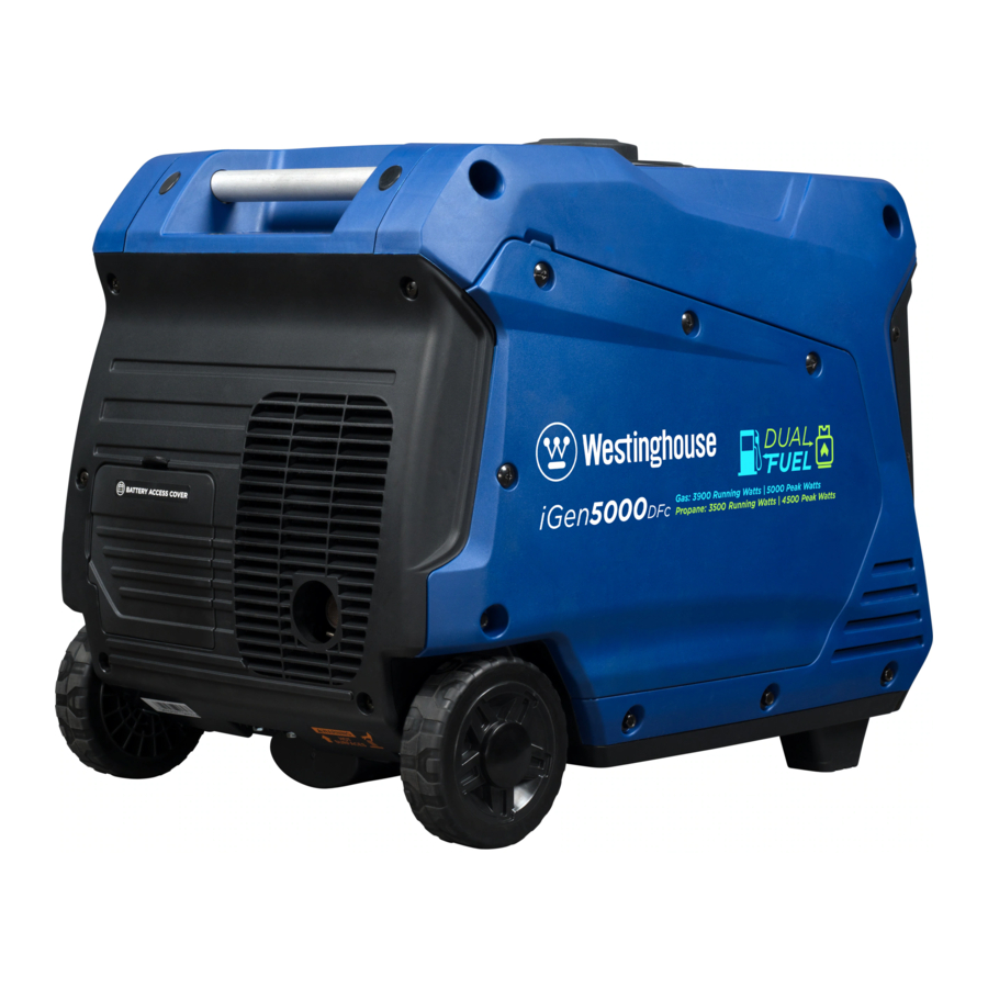 Westinghouse iGen5000DFc - Inverter Generator Manual