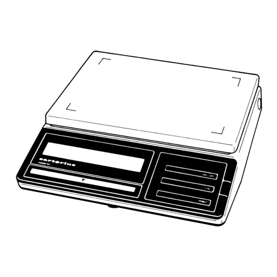 Sartorius U 4600P Installation And Operating Instructions Manual