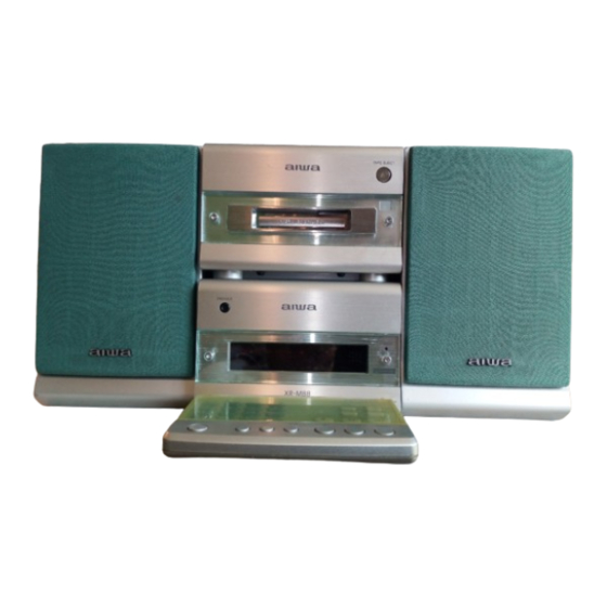 Aiwa XR-M88 Service Manual