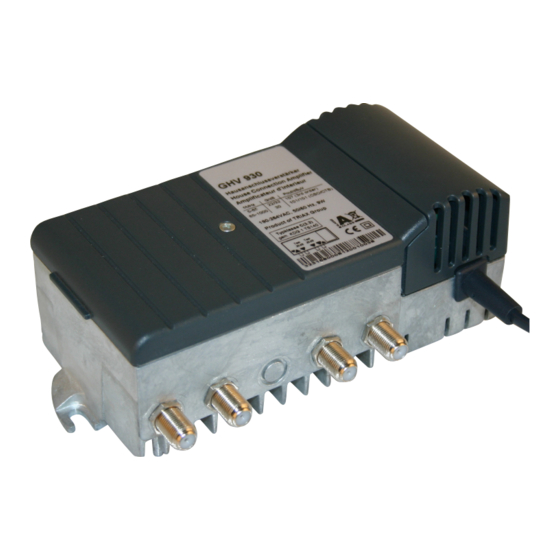 Triax 892288 User Manual