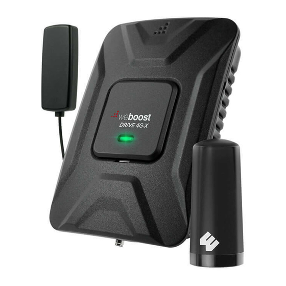 weBoost DRIVE 4G-X FLEET User Manual