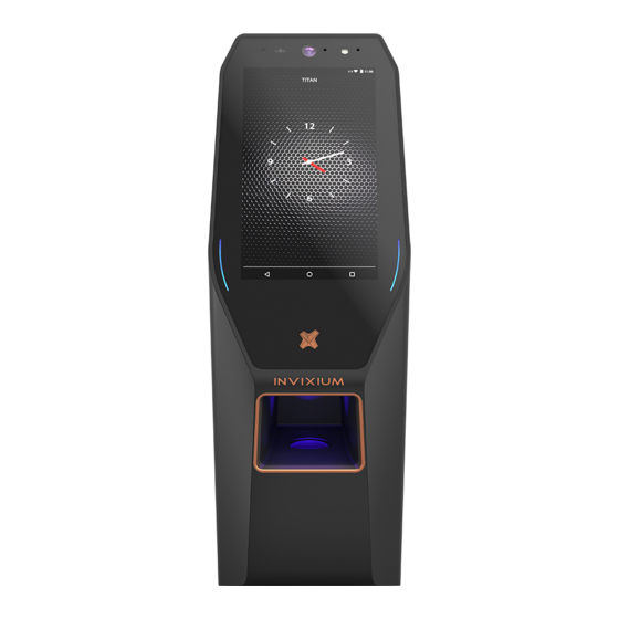 Invixium IXM TITAN Installation Manual