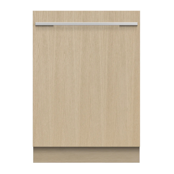 Fisher & Paykel DW60U2I1 Manual