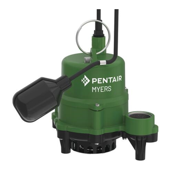 Pentair ME40T20-R Installation And Operation Manual