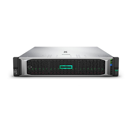 Hewlett Packard Enterprise ProLiant DL380 Gen10 Manuals
