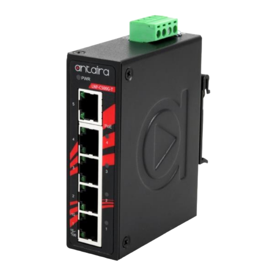 ANTAIRA LNP-C500G Series Quick Installation Manual