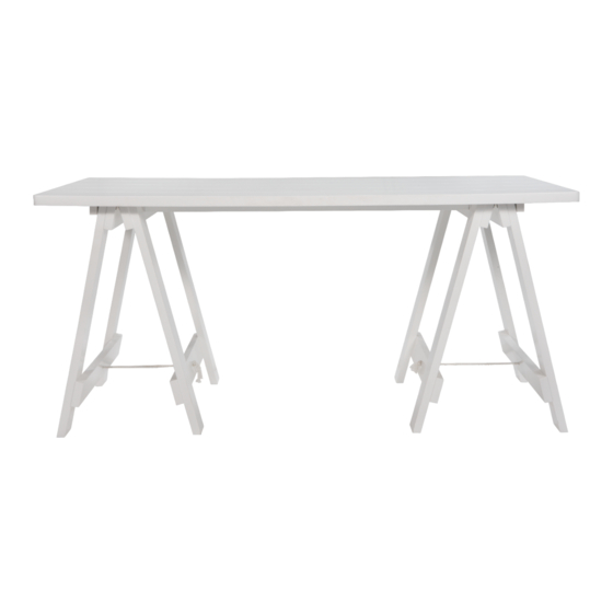Freedom Stationer's Trestle Desk Assembly Instructions