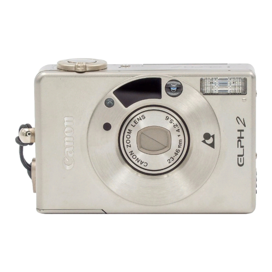 Canon ELPH 2 IXUS II Manual