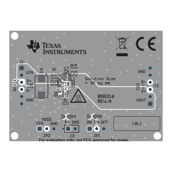 Texas Instruments TPS62830xRZEREVM Module Manuals