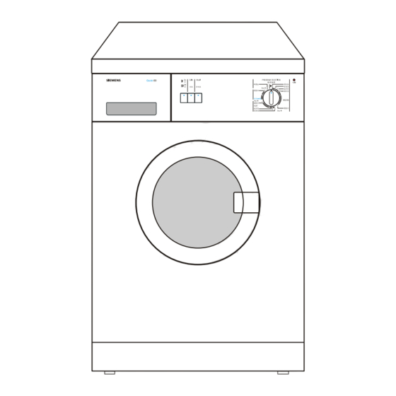 Siemens Quick 60 Operating And Installation Instructions