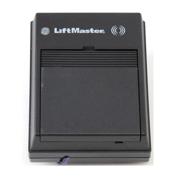 Chamberlain LiftMaster Professional 365LM Owner's Manual
